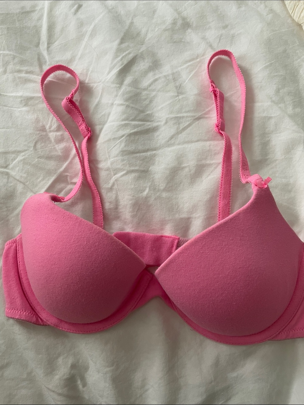 Victoria's Secret Cotton Lined Demi T-Shirt Bra size 32B